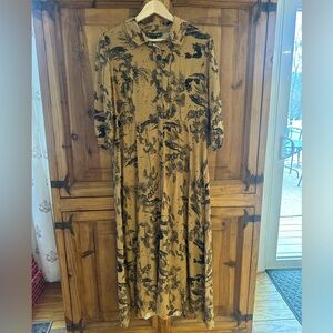 Alex & Parker Tropical Maxi Dress XL